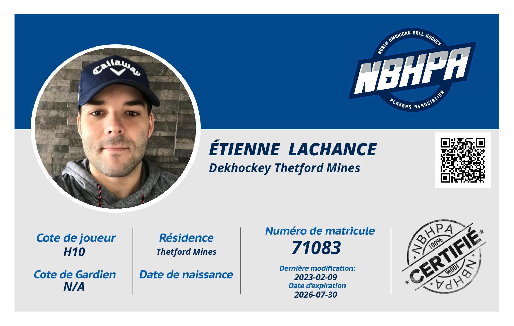 Étienne  Lachance