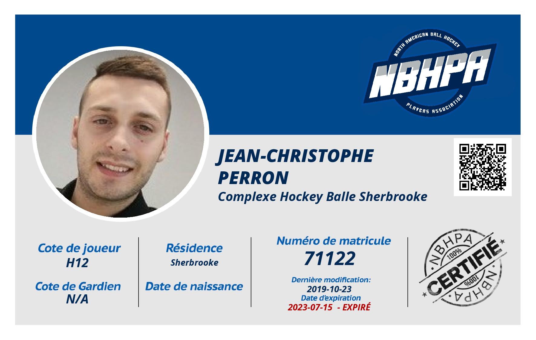 Jean-Christophe  Perron