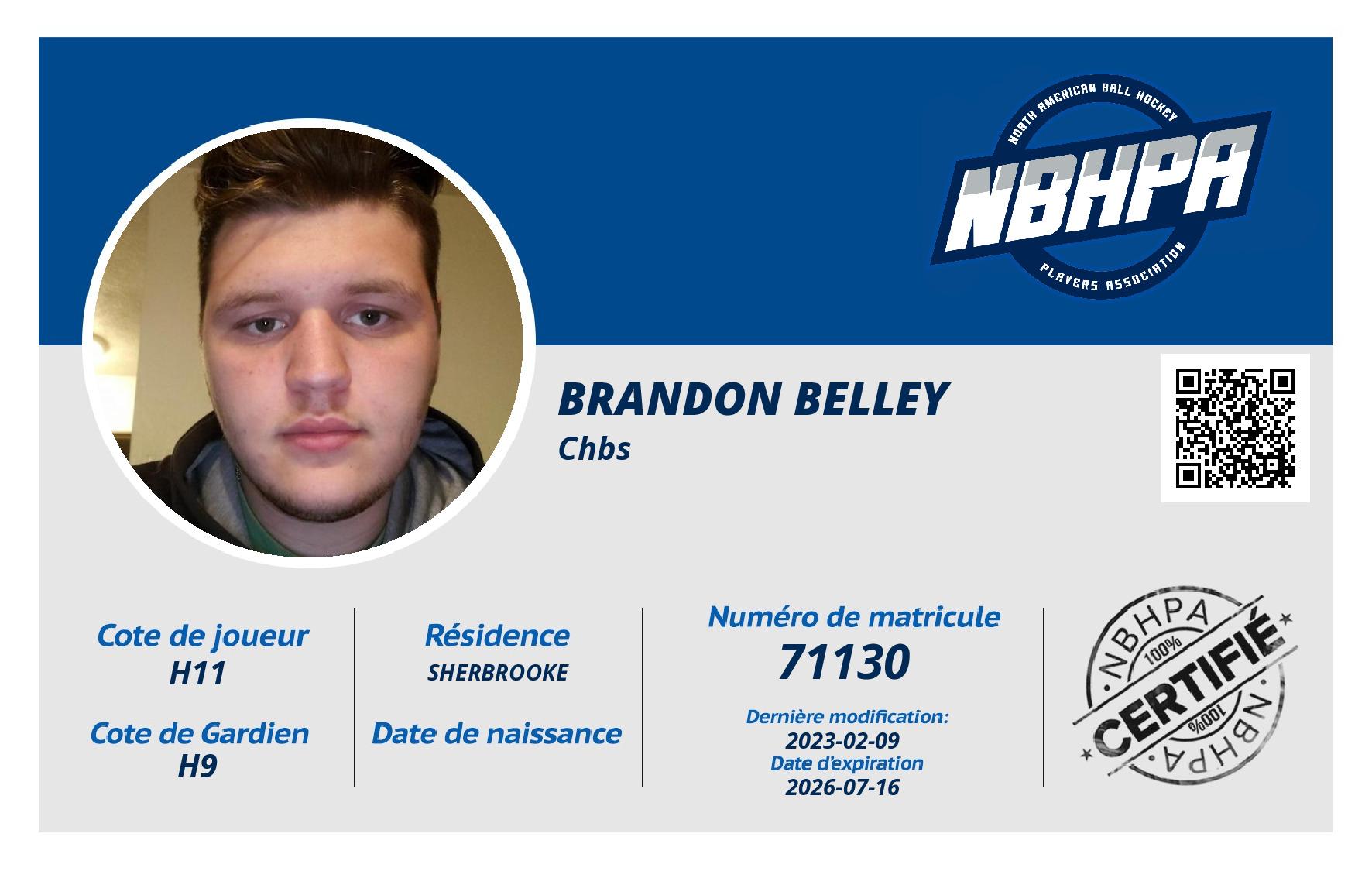 Brandon Belley
