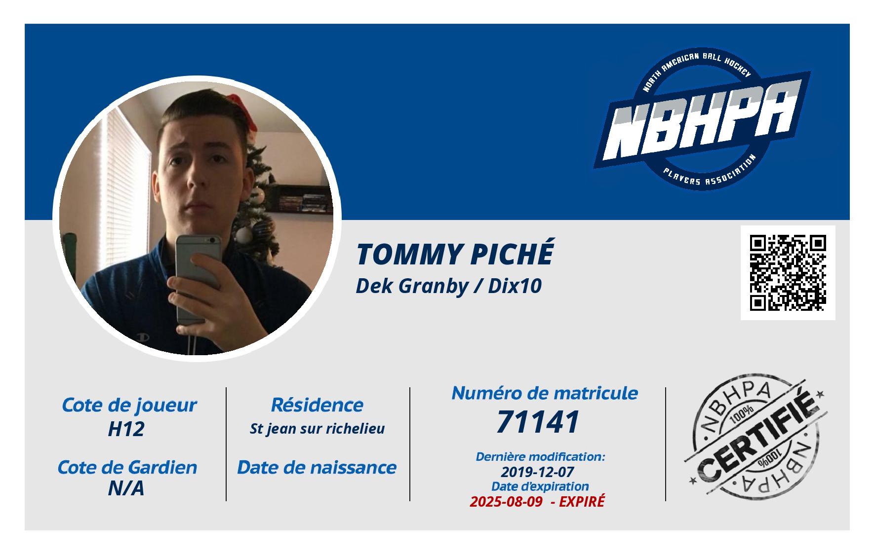 Tommy Piché