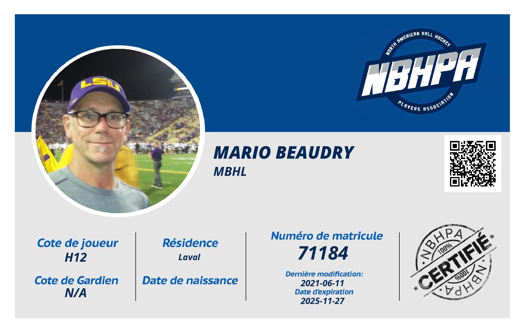 Mario Beaudry 