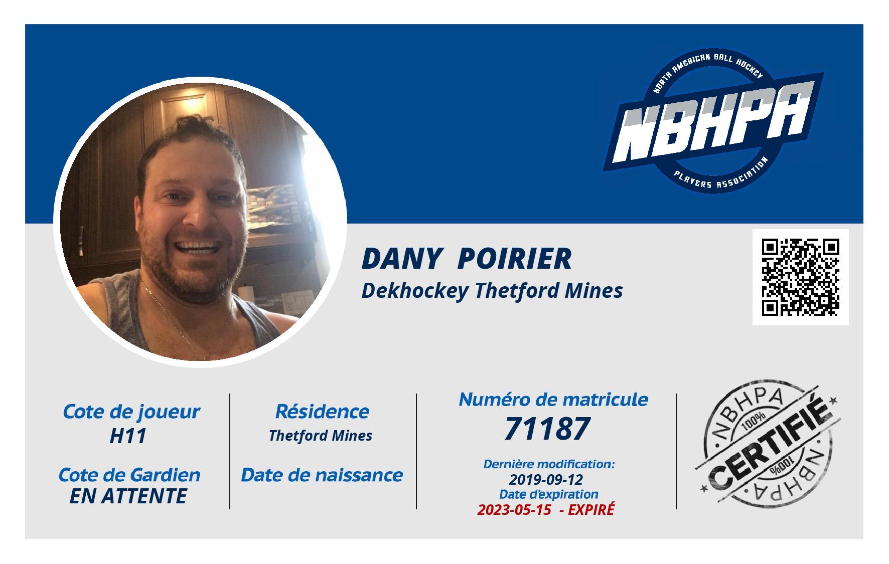 Dany  Poirier 