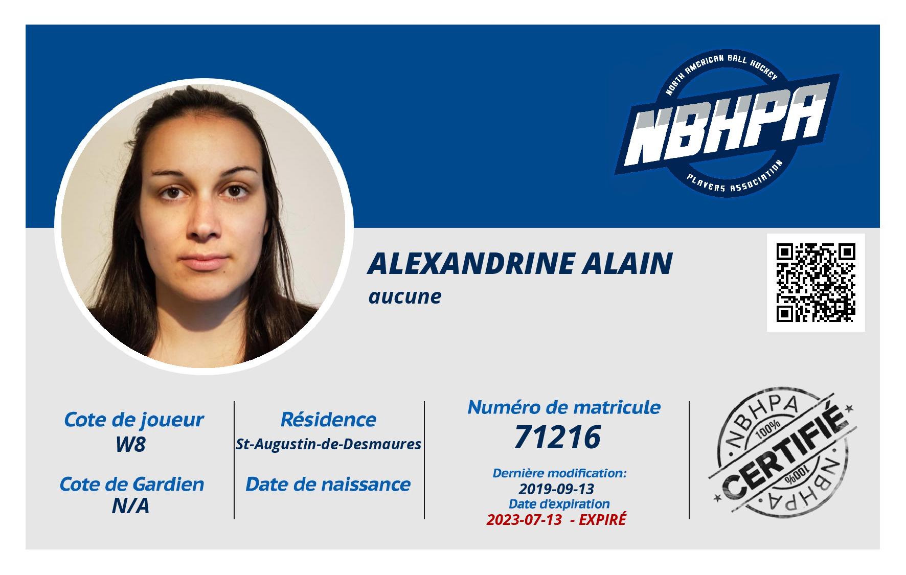 Alexandrine Alain