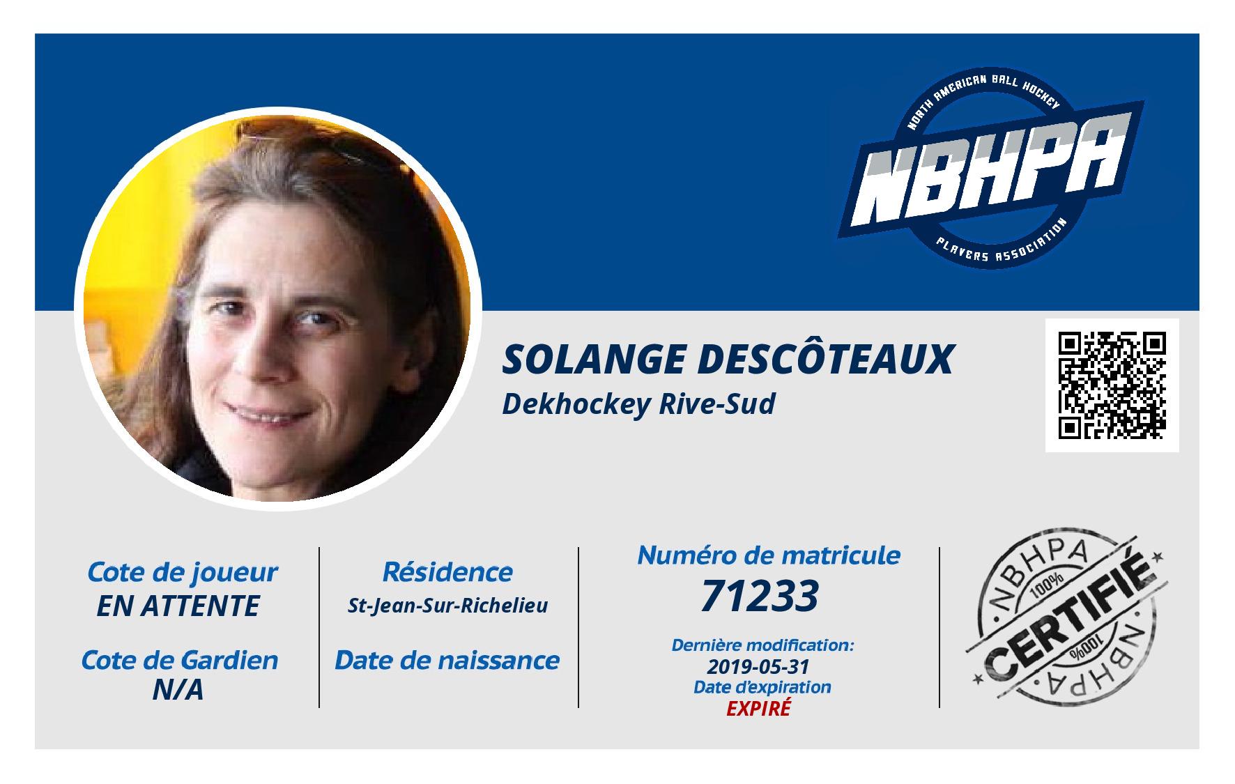 Solange Descôteaux