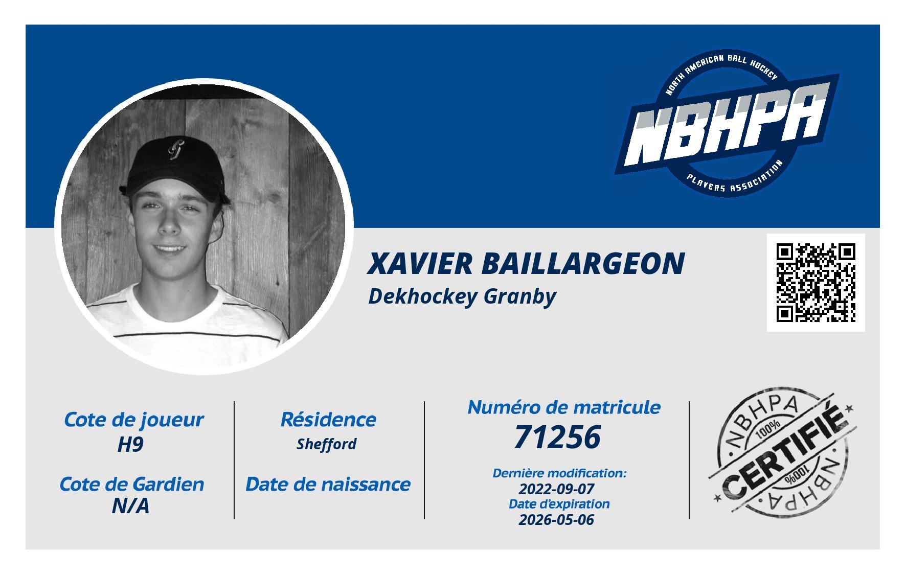 Xavier Baillargeon 
