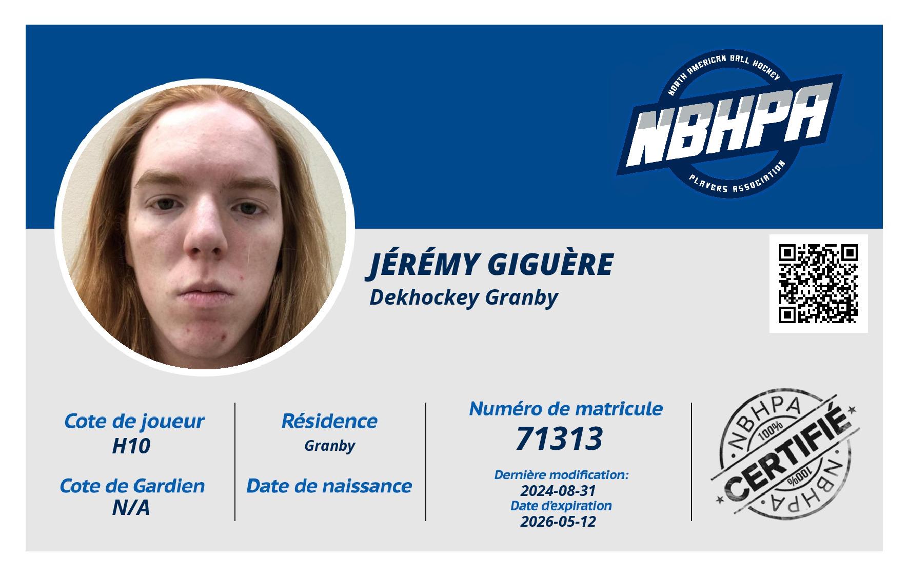 Jérémy Giguère 