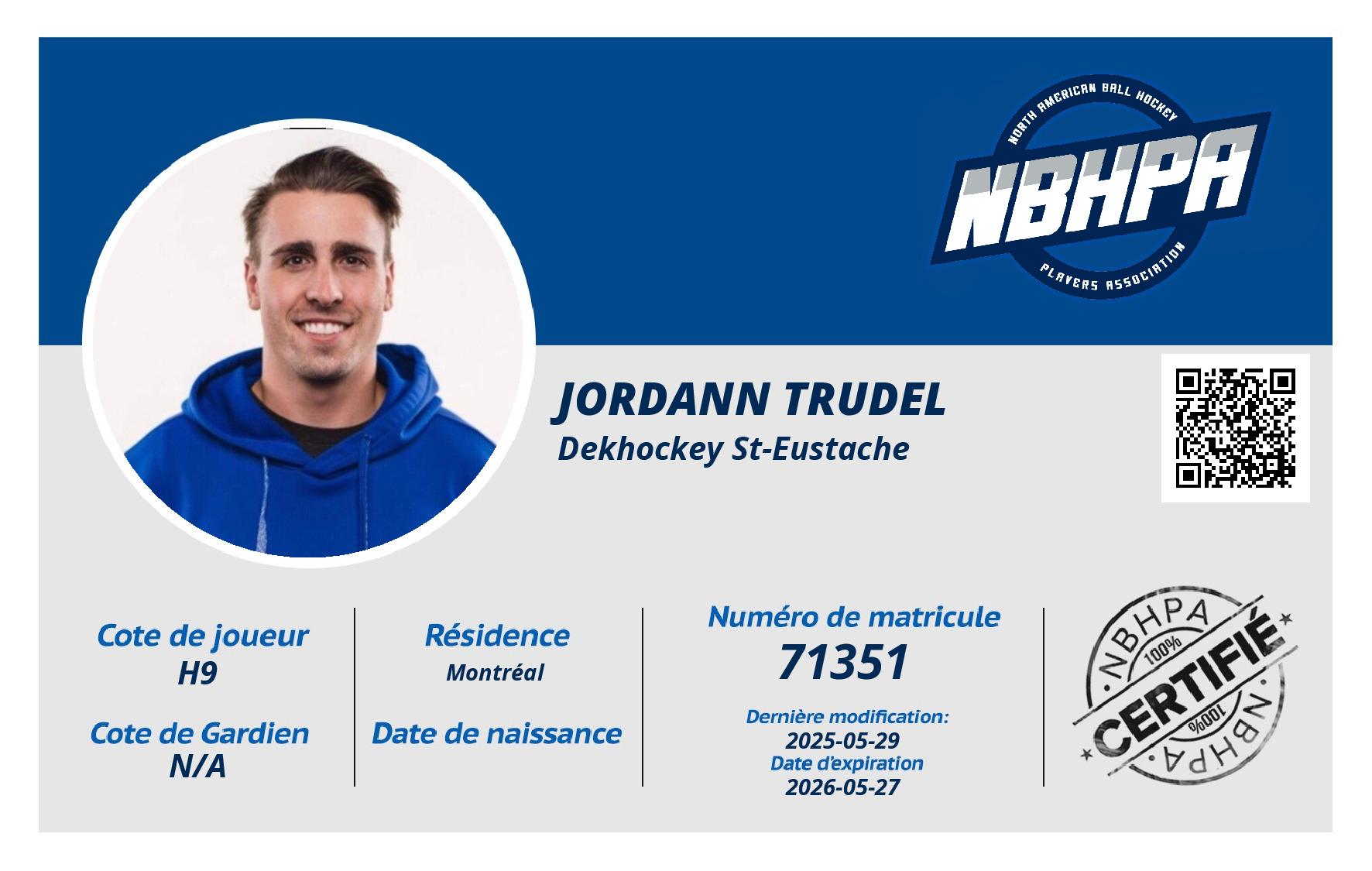 Jordann Trudel