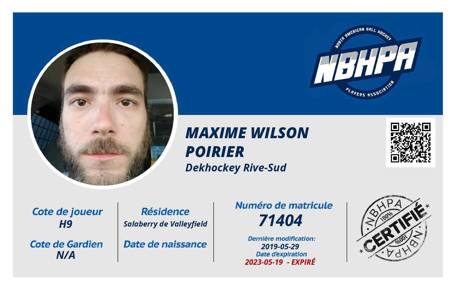 Maxime Wilson Poirier