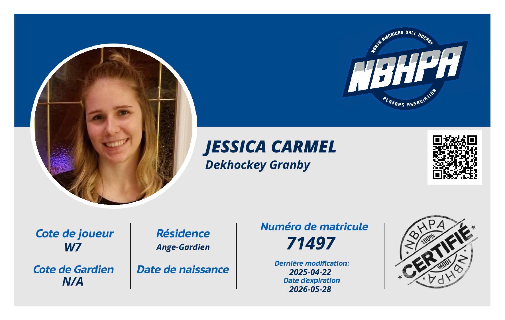 Jessica Carmel
