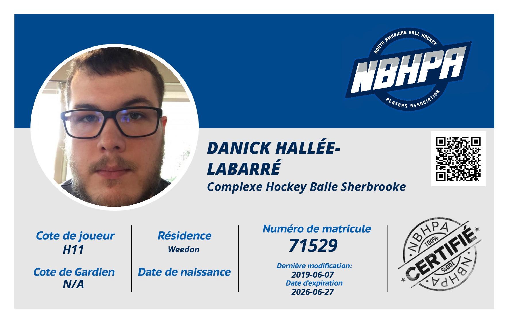 Danick Hallée-Labarré