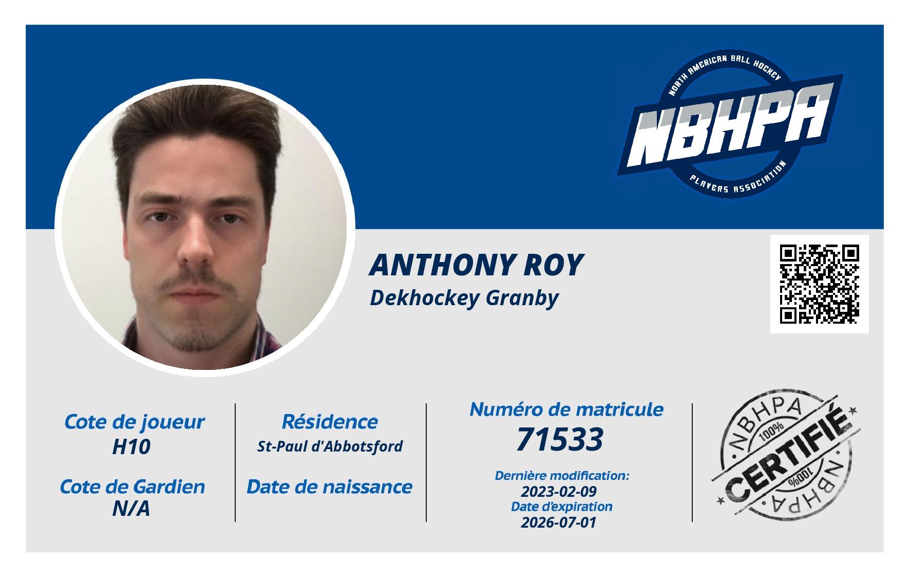 Anthony Roy
