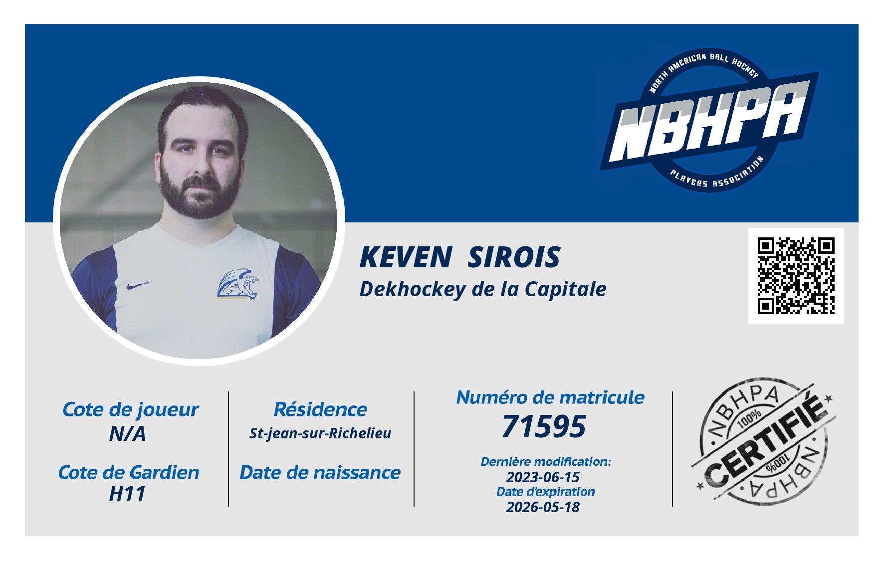 Keven  Sirois