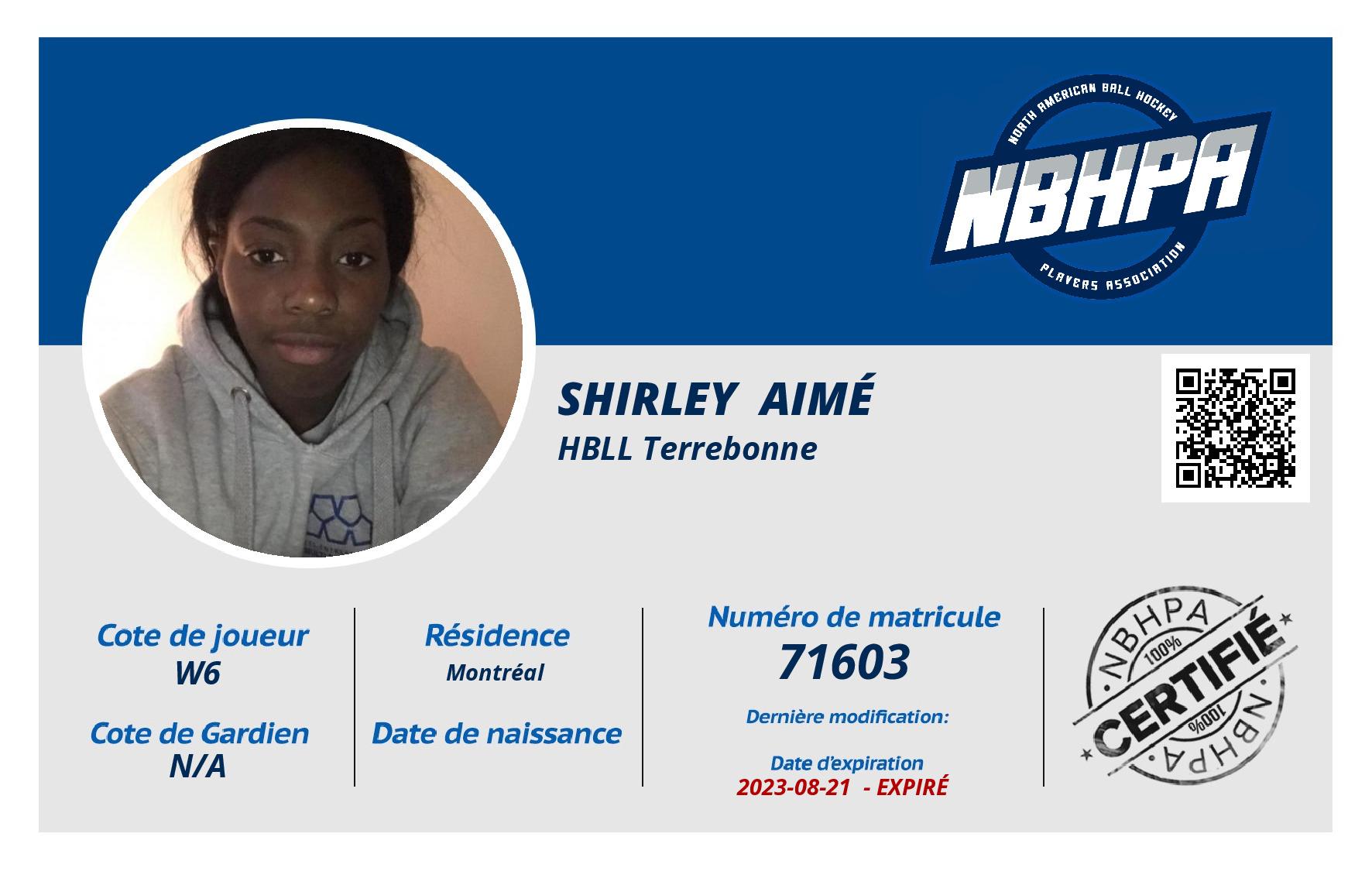 Shirley  Aimé