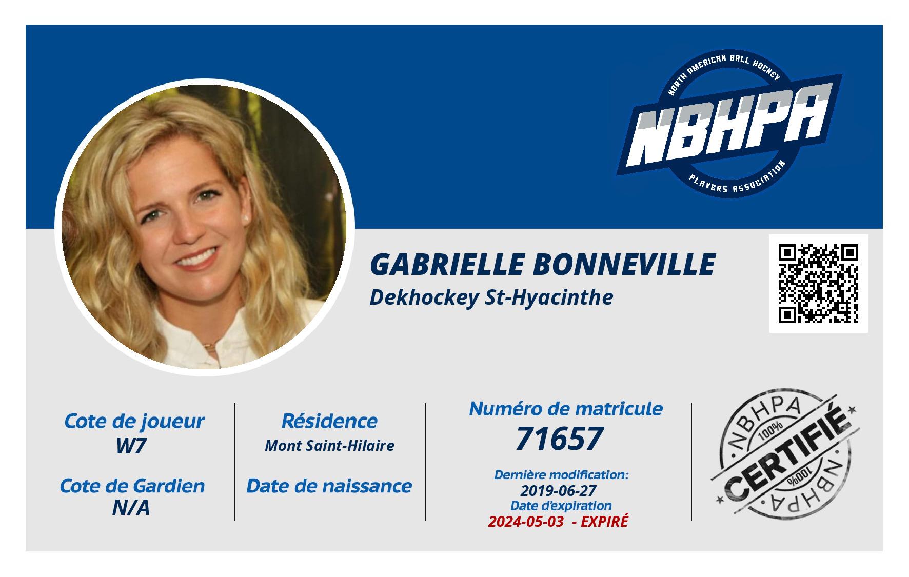 Gabrielle Bonneville