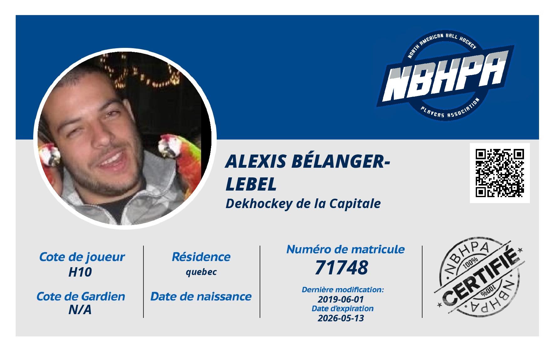 Alexis Bélanger-Lebel