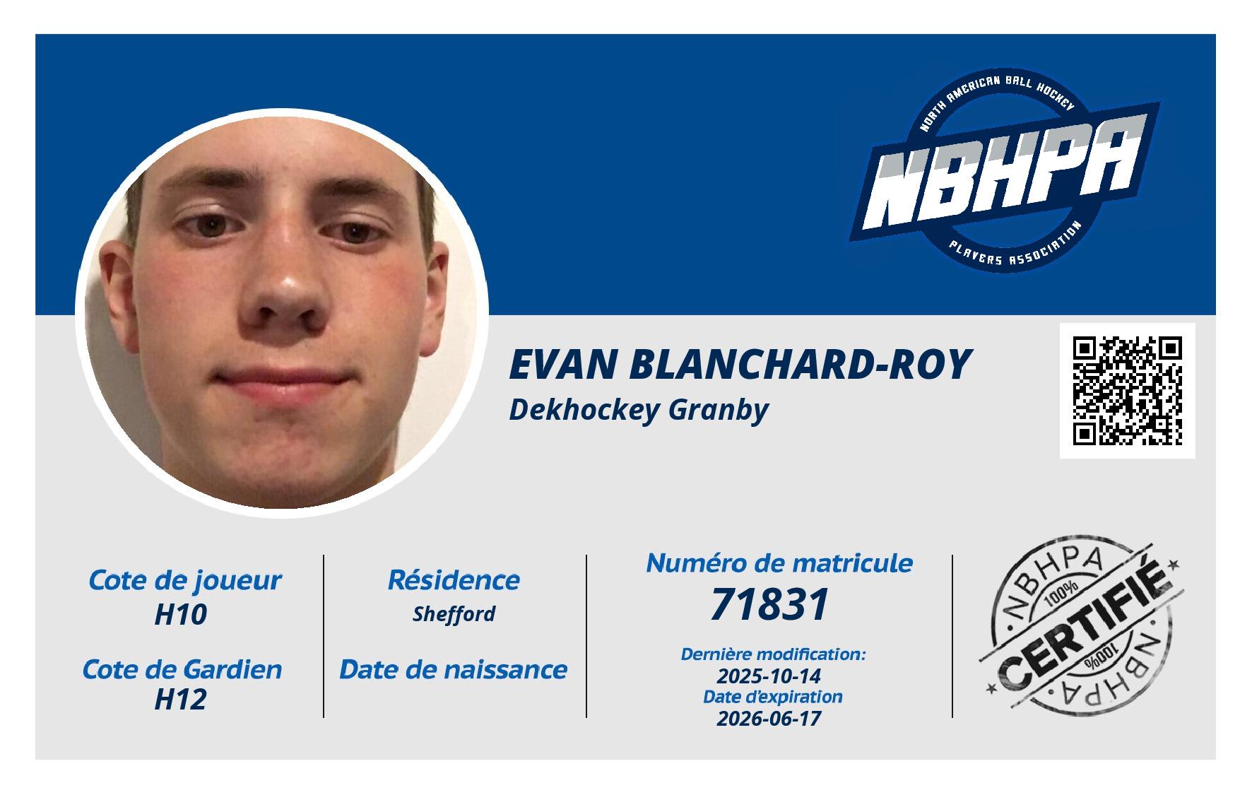Evan Blanchard-Roy