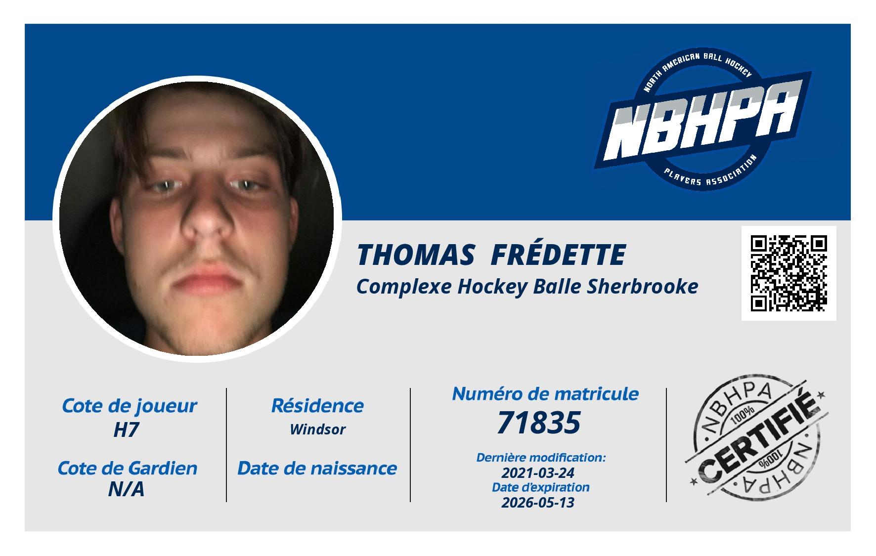 Thomas  Frédette