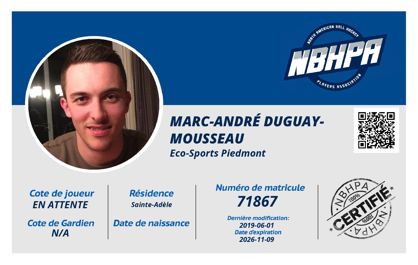Marc-André Duguay-Mousseau