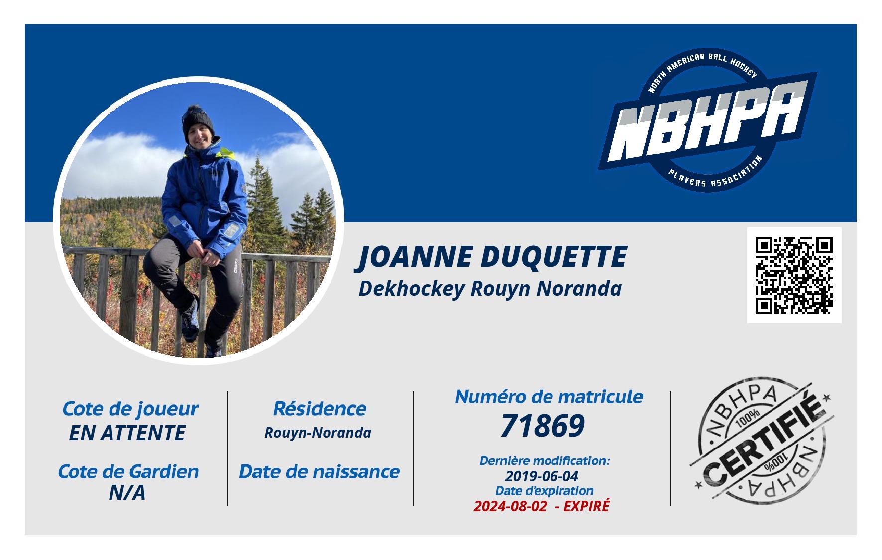 Joanne Duquette 