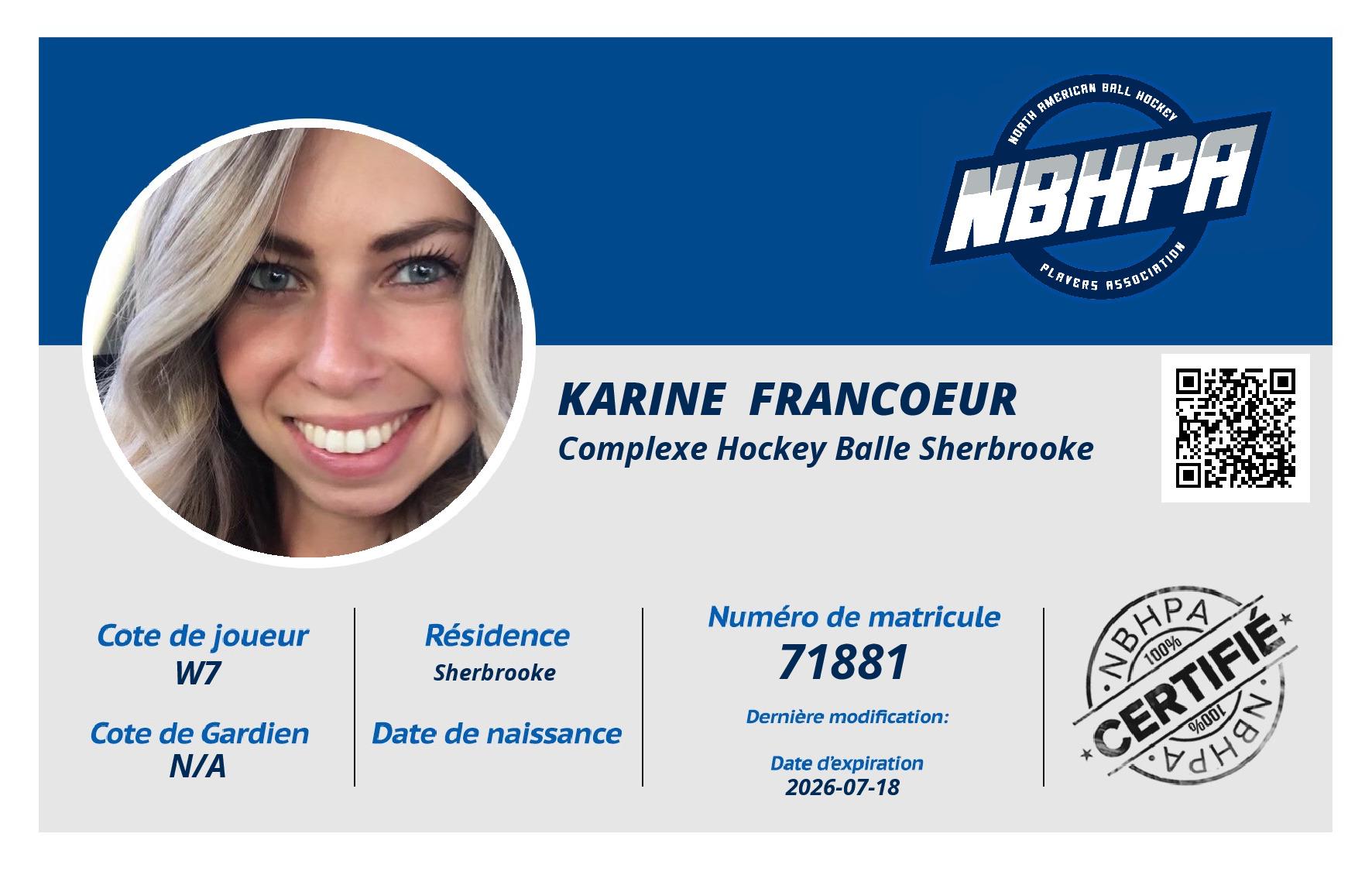 Karine  Francoeur 