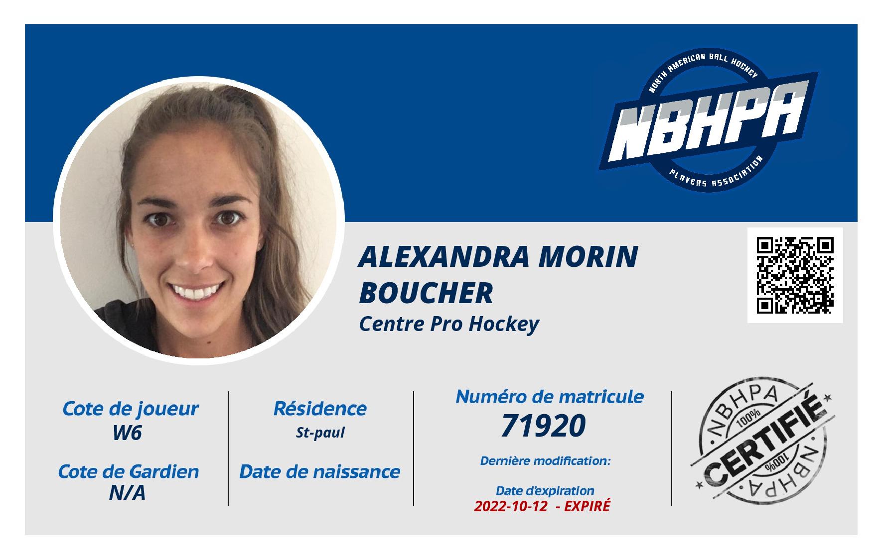 Alexandra Morin Boucher