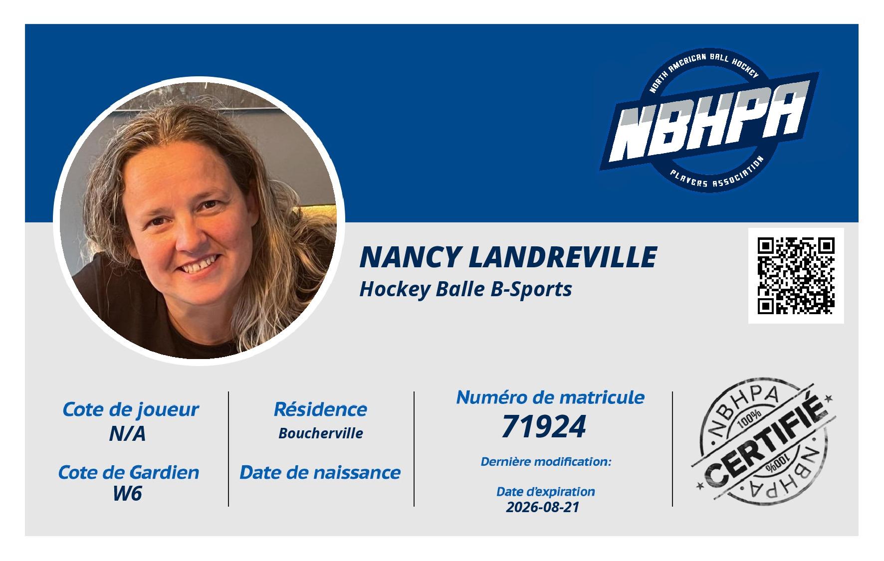 Nancy Landreville