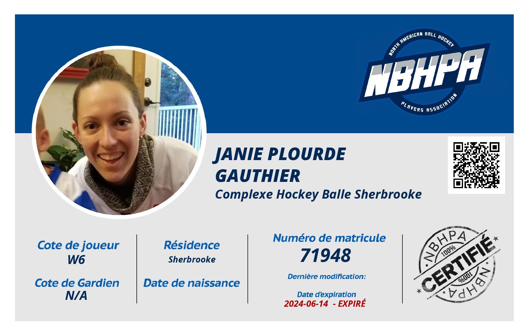 Janie Plourde Gauthier