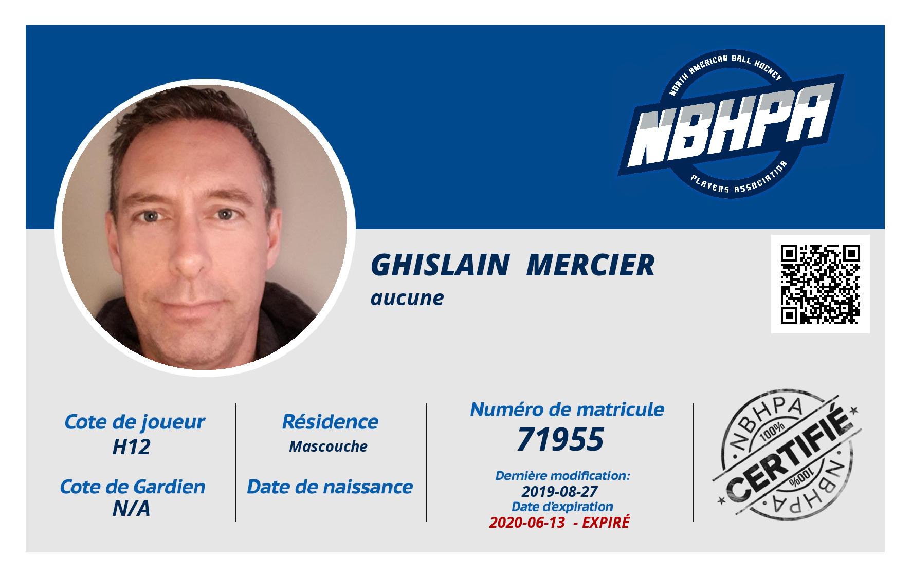 Ghislain  Mercier 