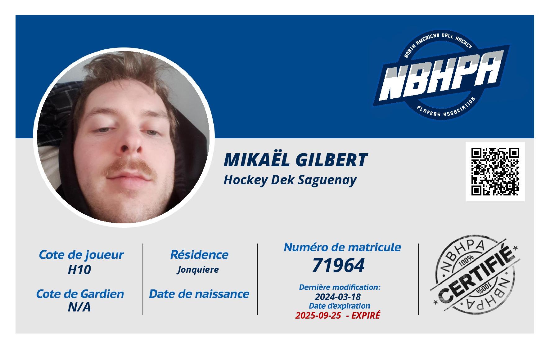 Mikaël Gilbert 