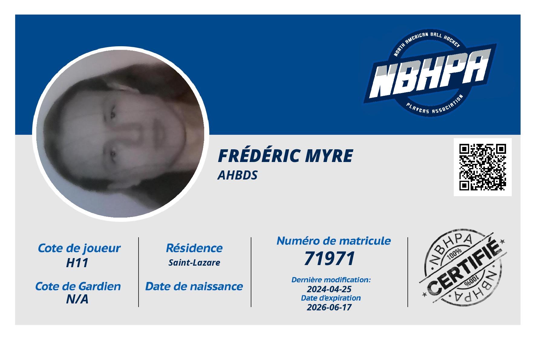 Frédéric Myre