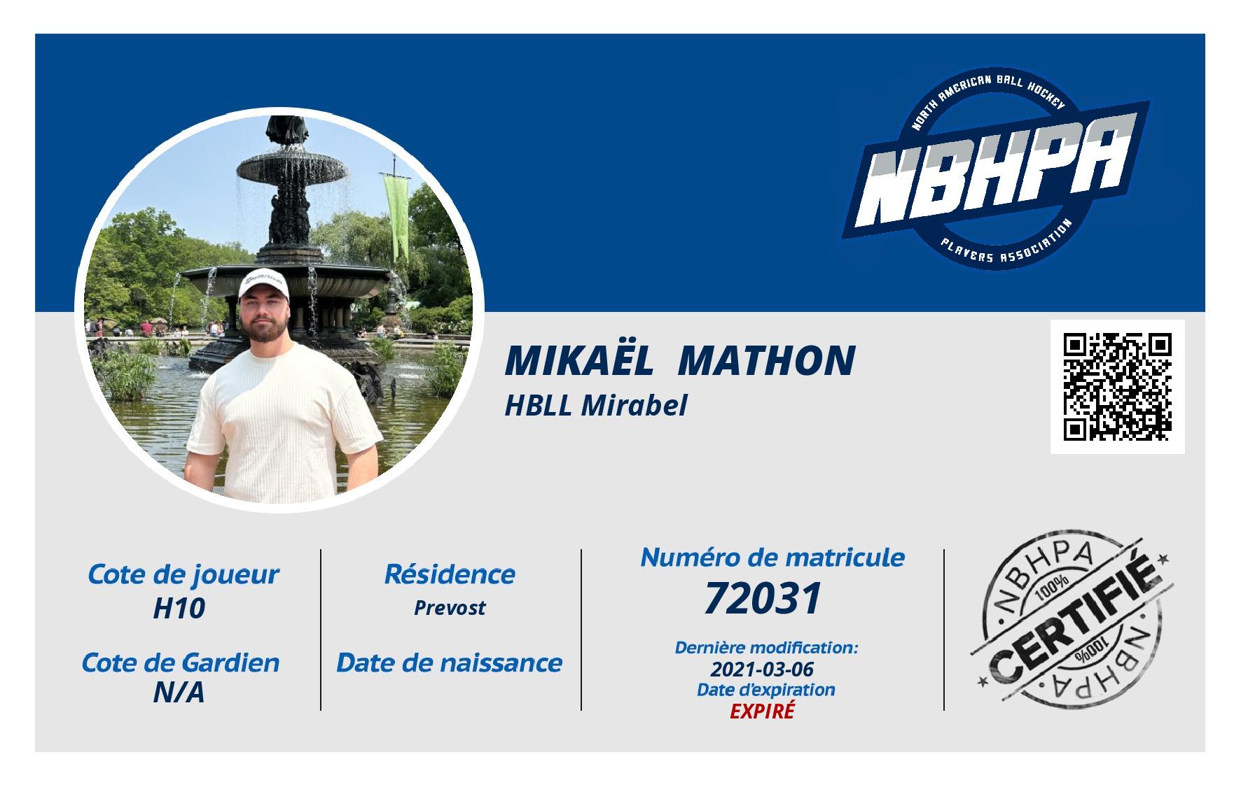 Mikaël  Mathon