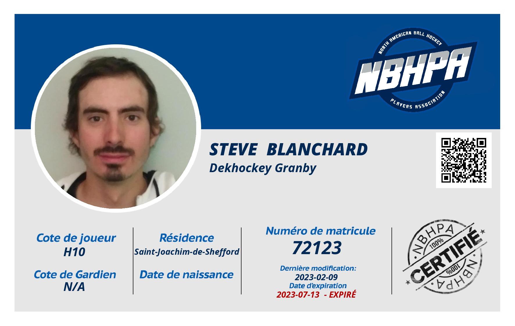 Steve  Blanchard