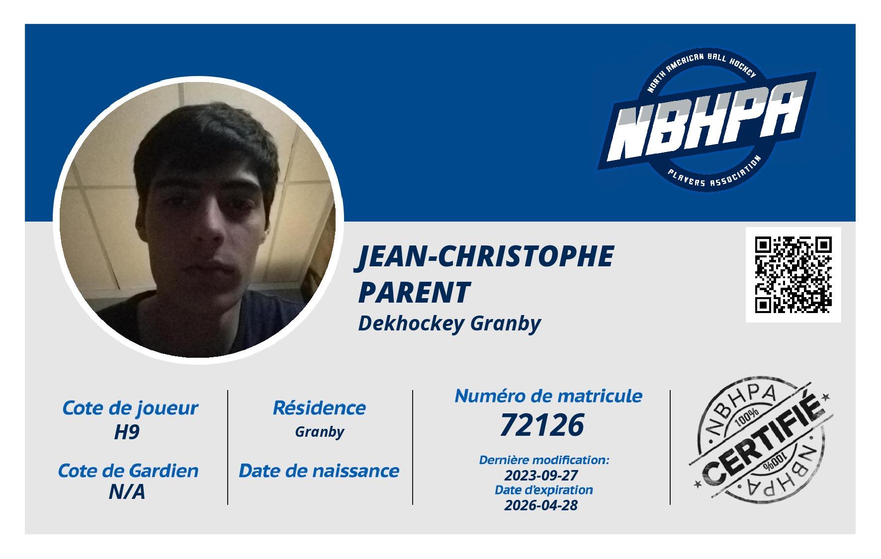 Jean-Christophe Parent