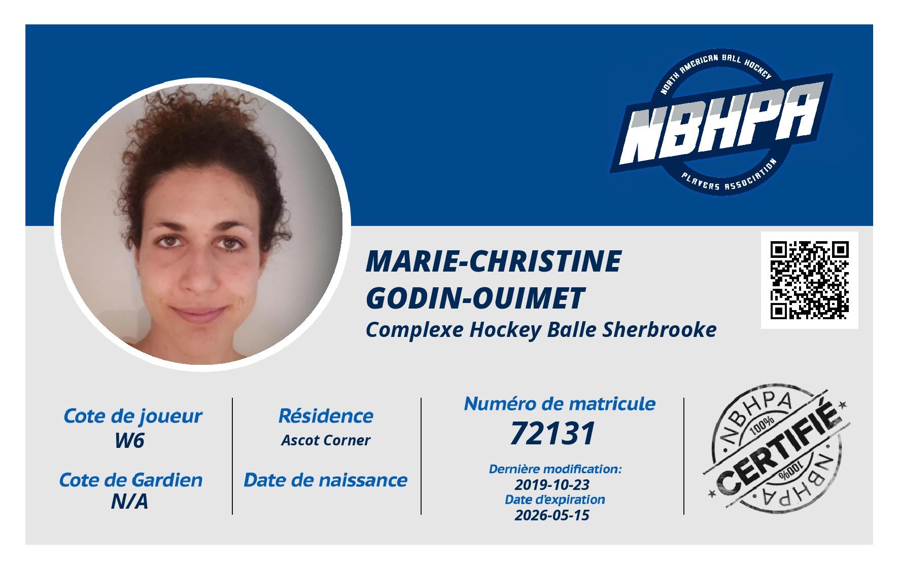 Marie-Christine  Godin-Ouimet 