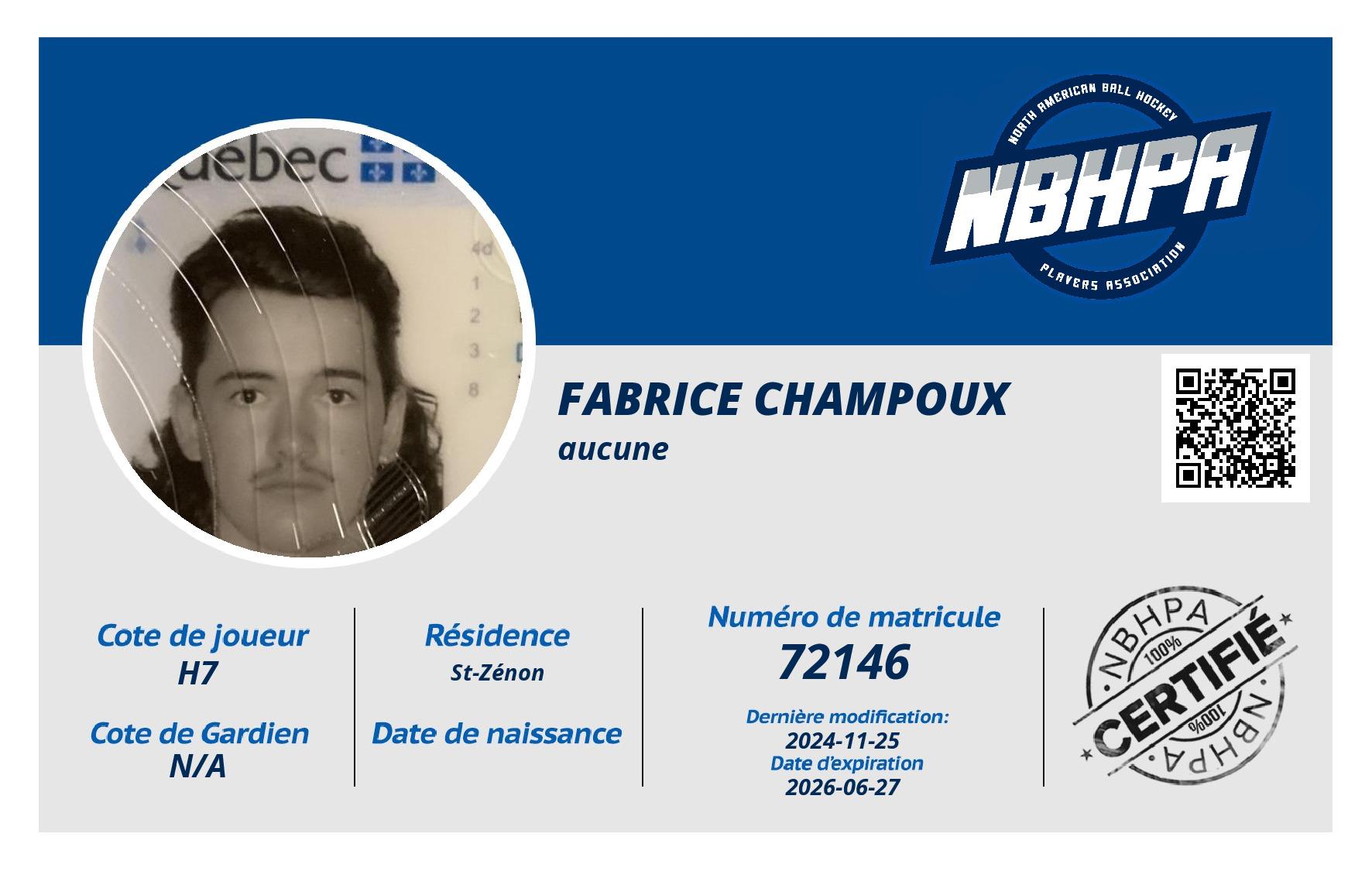 Fabrice Champoux