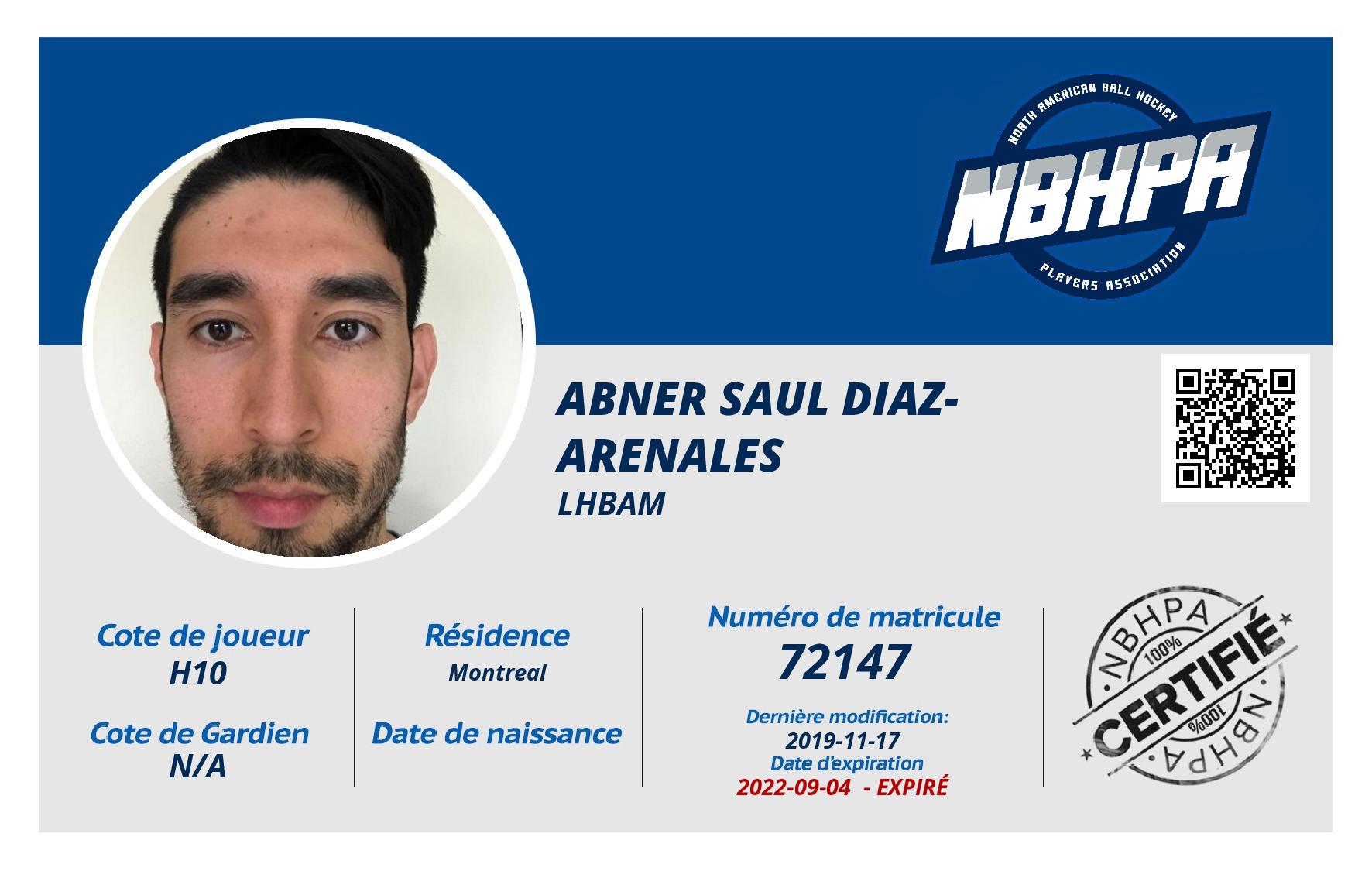 Abner Saul Diaz-Arenales