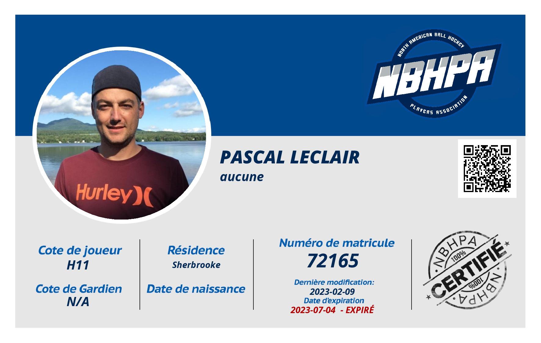 Pascal Leclair