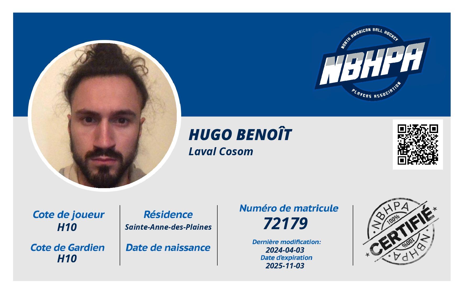 Hugo Benoît