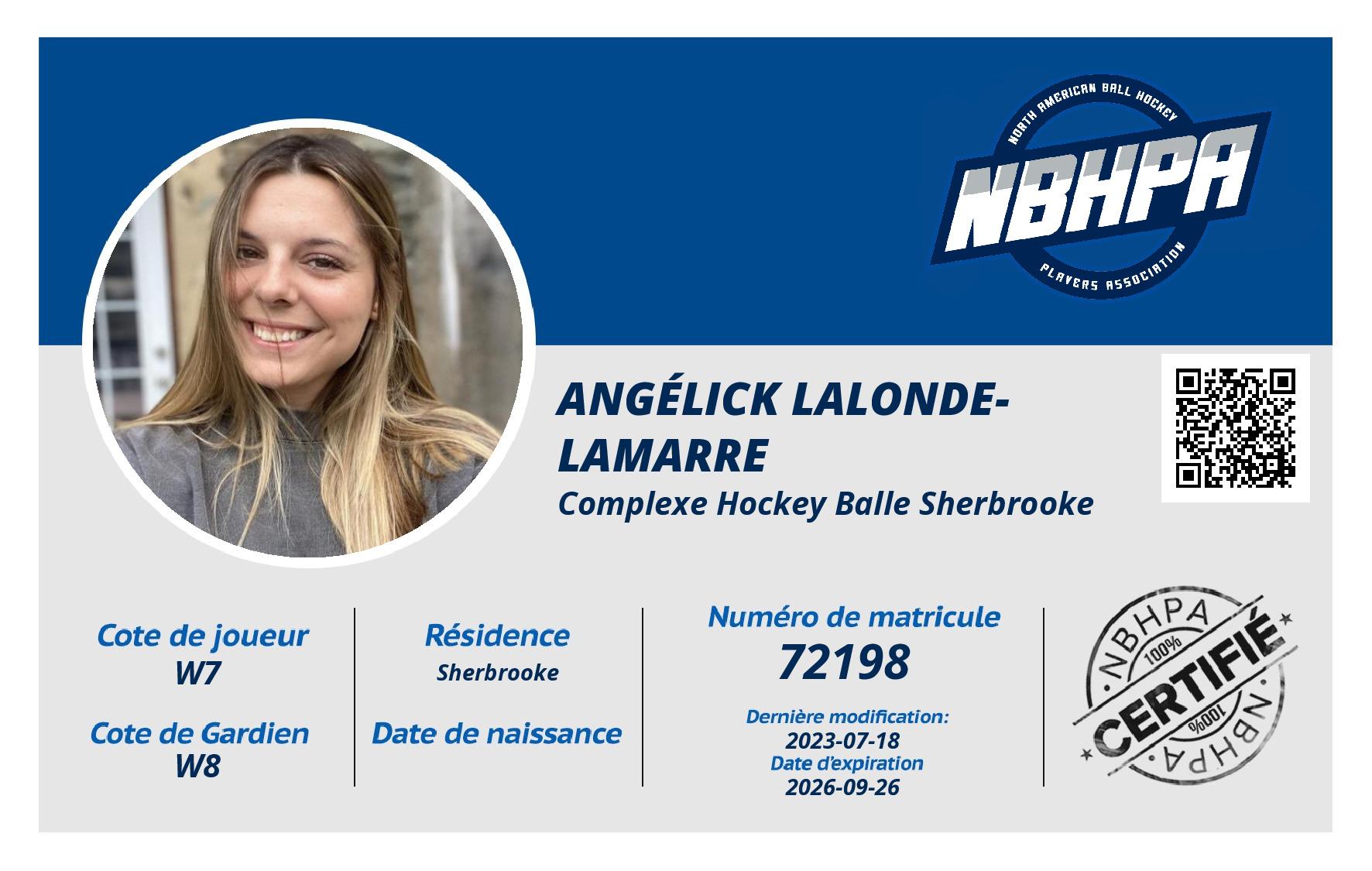Angélick Lalonde-Lamarre