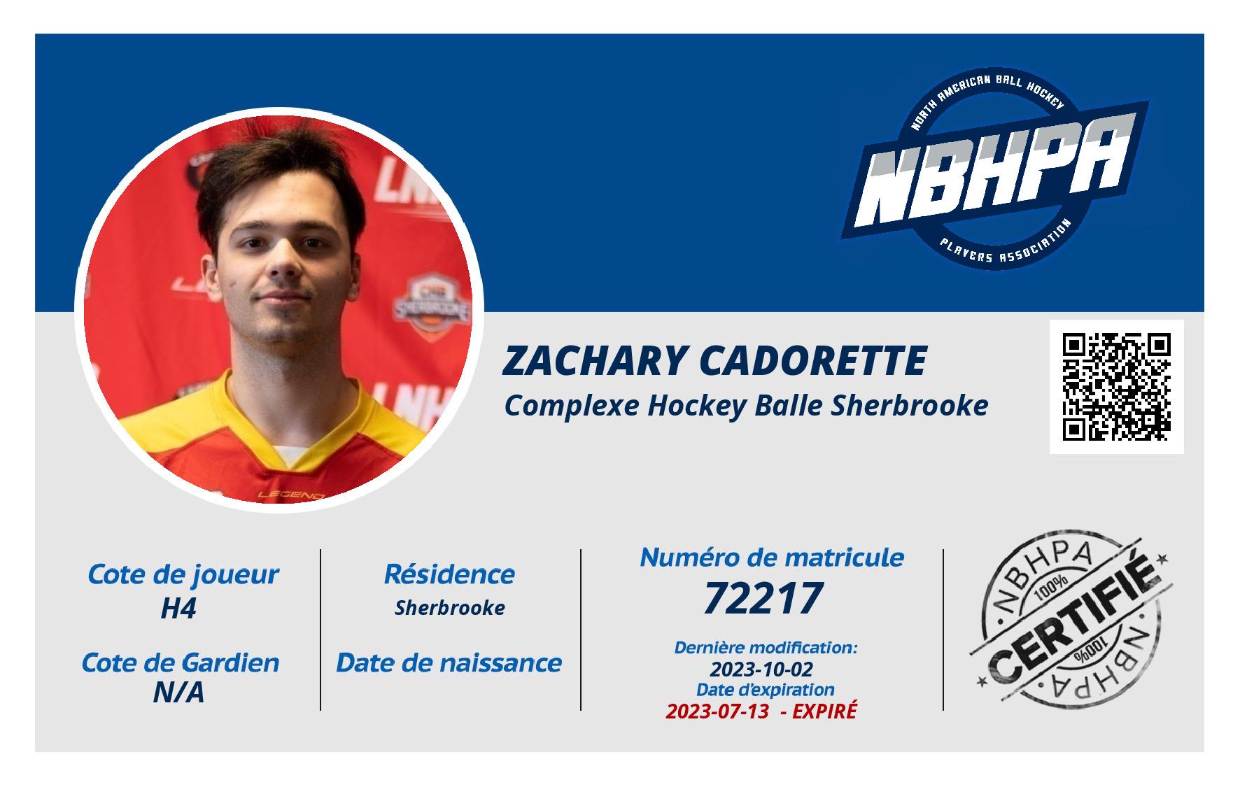 Zachary Cadorette