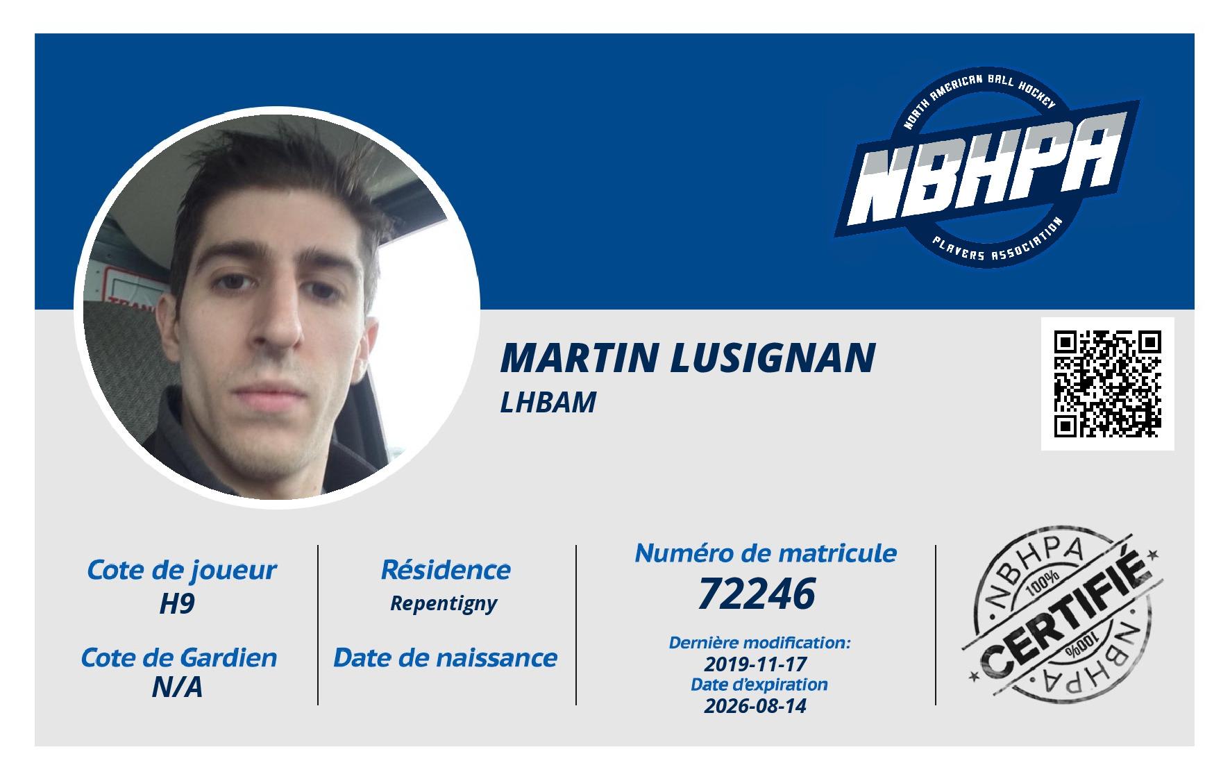 Martin Lusignan