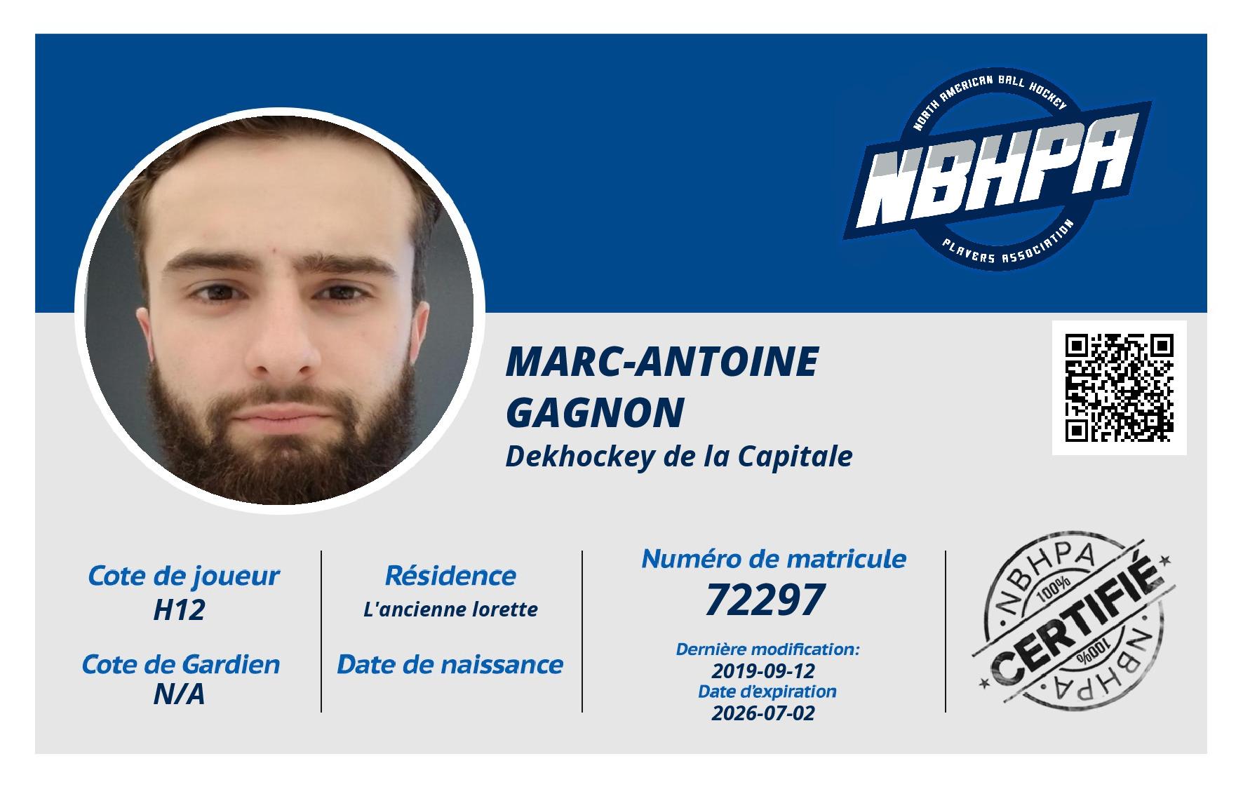 Marc-Antoine  Gagnon