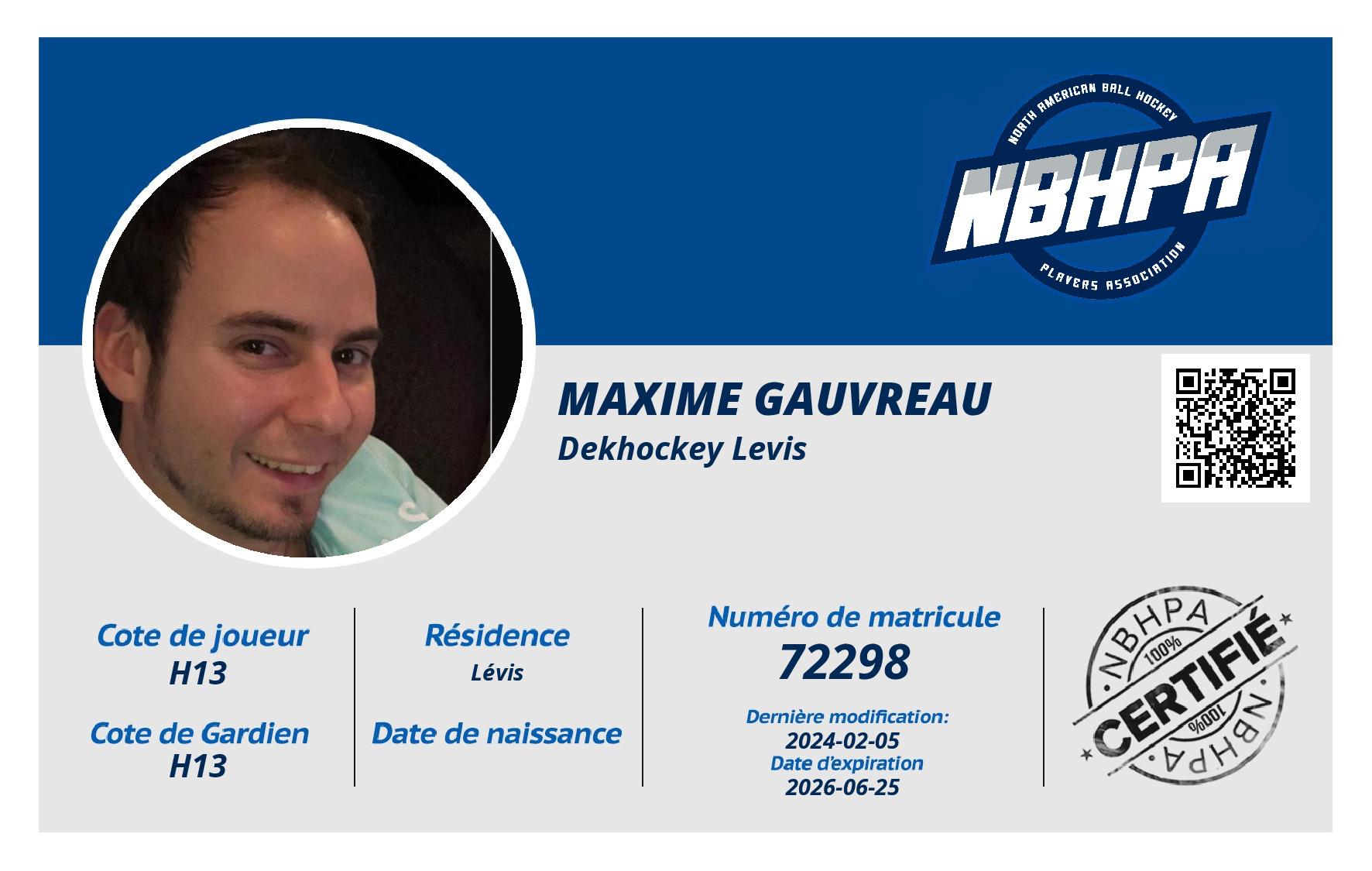 Maxime Gauvreau