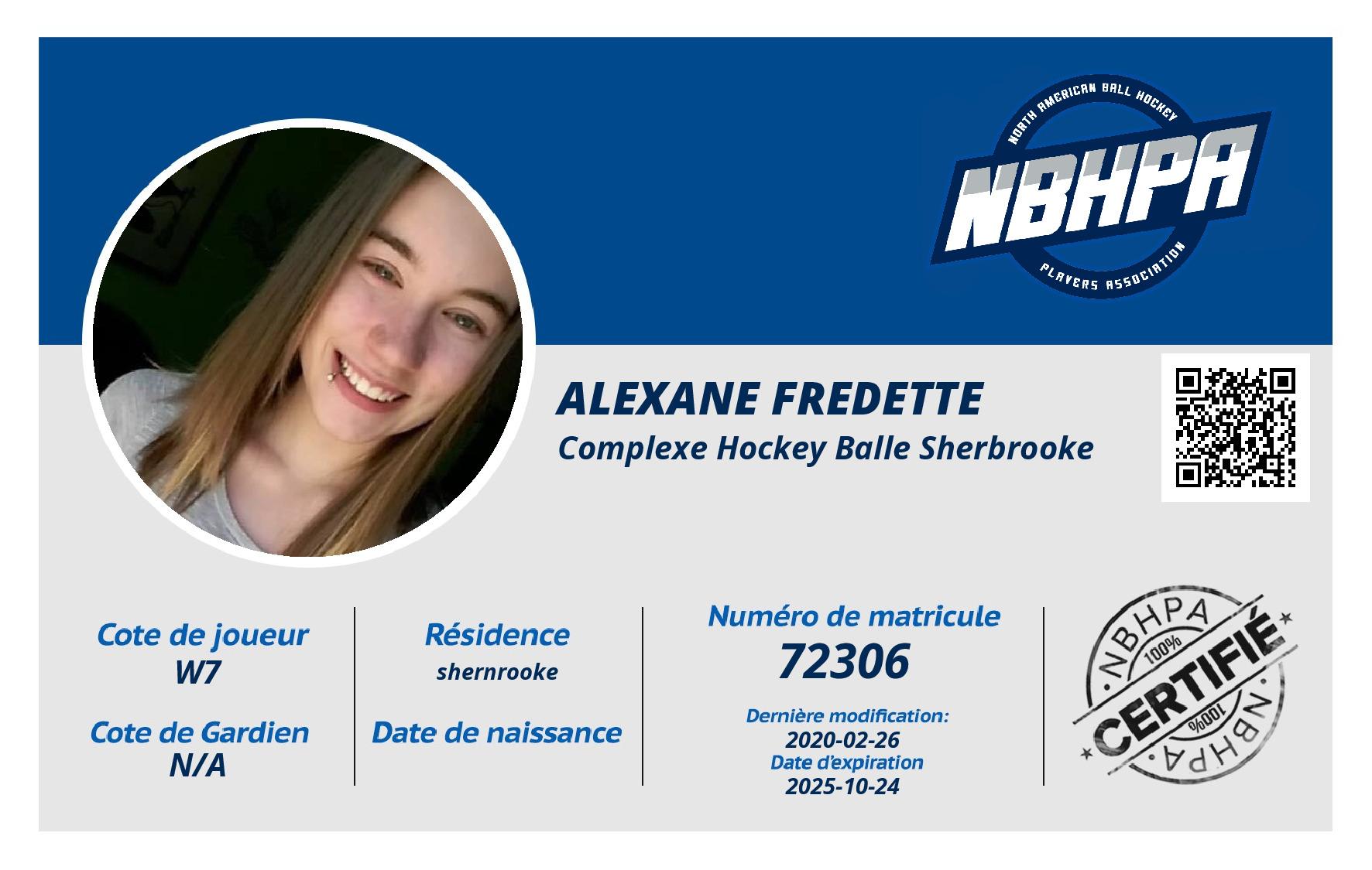 Alexane Fredette