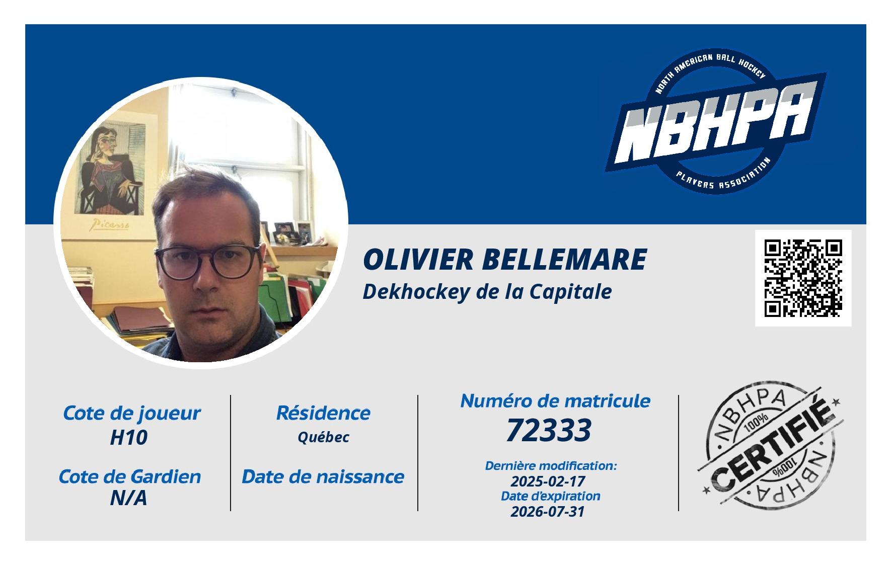 Olivier Bellemare