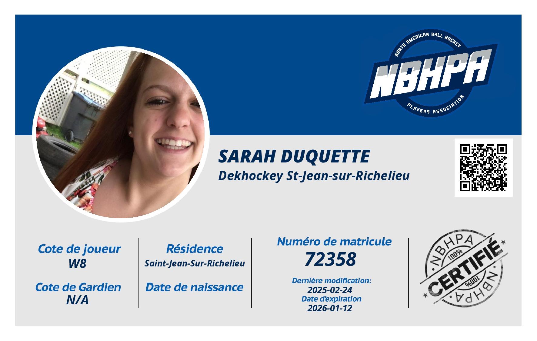 Sarah Duquette