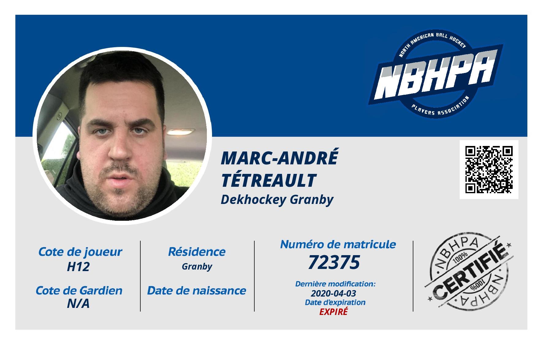 Marc-André Tétreault