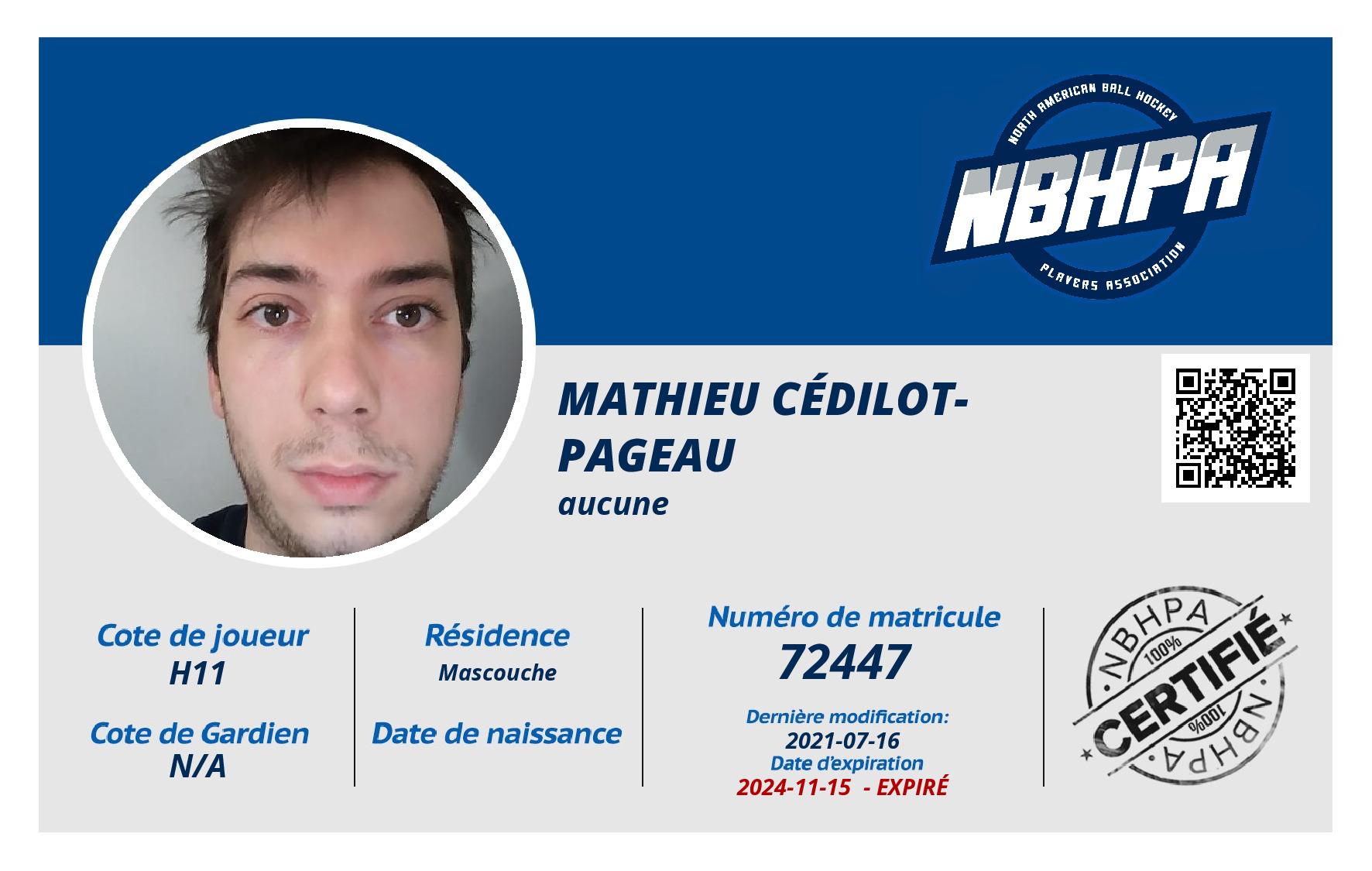 Mathieu Cédilot-Pageau