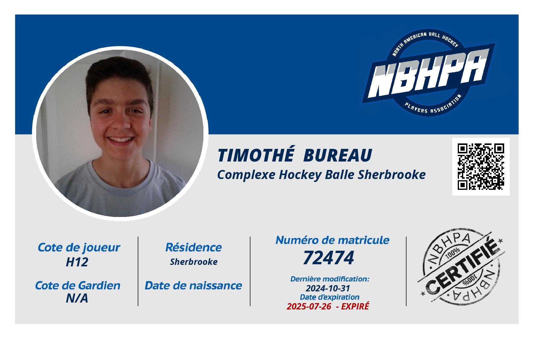 Timothé  Bureau