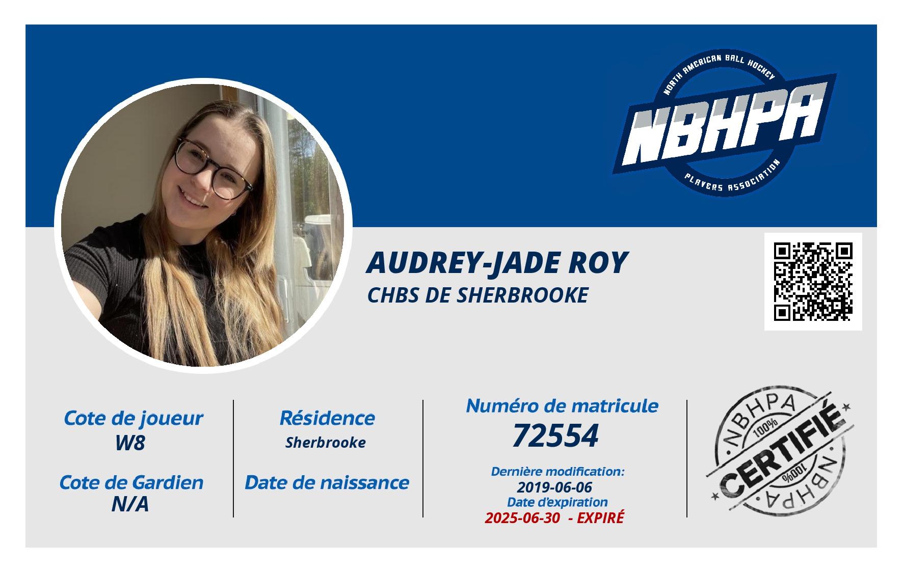 Audrey-Jade Roy